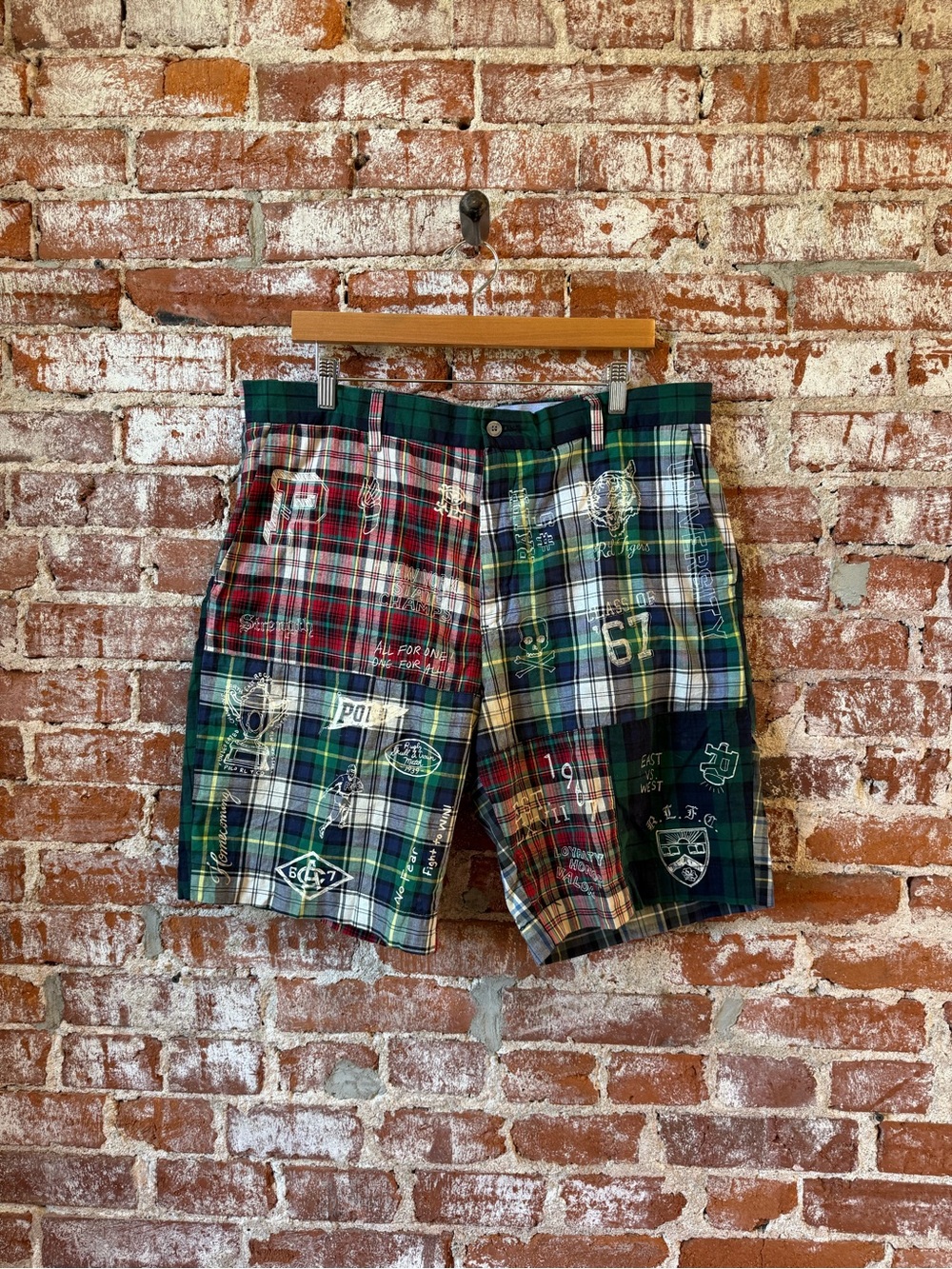 Polo Ralph Lauren Classic Fit Shorts University East Vs West 36 Multiple Colors